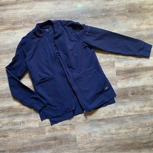FIGS Navy Scrub Jacket